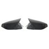 2Pcs Car Side Rearview Mirror Cover Cap Carbon Black Style/Glossy Black For Infiniti Q50 Q60 QX30 Q70 All Models 2014-