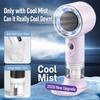 Rechargeable Misting Handheld Fan 3 Speed High-Speed Mini Mist Fan  Summer Outdoor