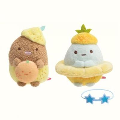 [Exclusivité Boutique Sumikkogurashi] [Vacances aux Fruits de Penpen] Ensemble de Peluches (Côtelette de porc & Tapioca)