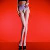 Women Sexy Stockings Open Crotch With Pearl Massage Ultra-Thin Oil Shiny Silky Pantyhose High Elastic Transparent Pantyhoses