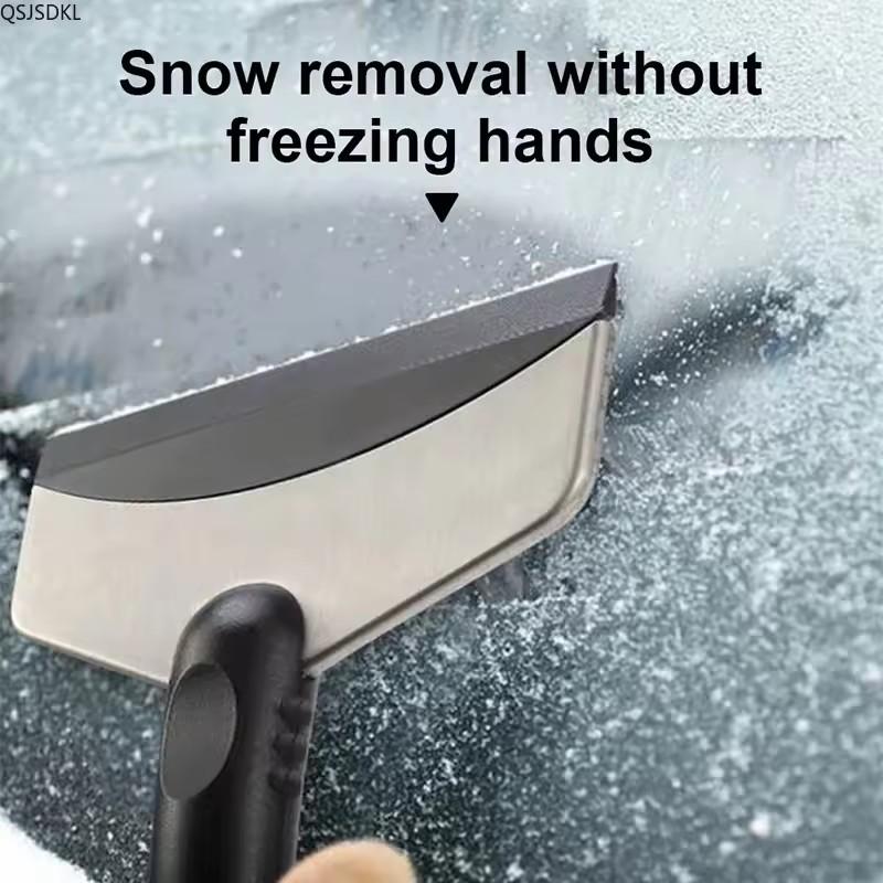 Multifunctional Stainless Steel Car Snow Shovel Winter Windshield Ice Scraper Defroster Auto Snow Removal Tool