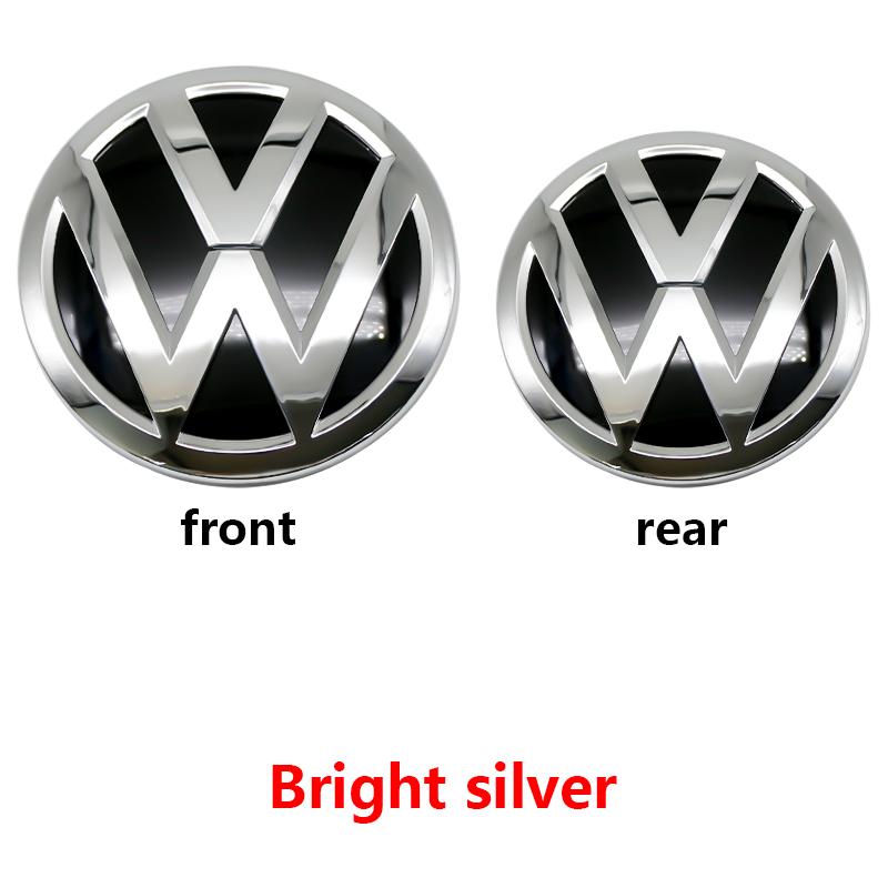 ABCD1 Volkswagen VW Front Grille Rear Trunk Emblem Badge Lid Cover Logo Decoration Sticker For Tiguan 2017 2018 2019 2020 Accessories