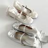 Retro Flat Shallow Toe Single Shoes New Versatile Insole Height-increasing Shoes