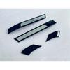 For Toyota Prado LC250 2024 2025 Car Accessories ABS Chrome Body A Pillar +C Pillar Decorated With Two-Tone Sequ