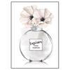 Fashionable Luxury Bottle of Coco Perfume, Canvas, Painting, Scandinavian Flower, Print Poster, Wall Painting, Modern Decoration of the Room