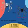 3D Car Styling Spider Shape for Motorcycle Car Fender Side Trunk Nameplate Decal Emblem Badge Sticker