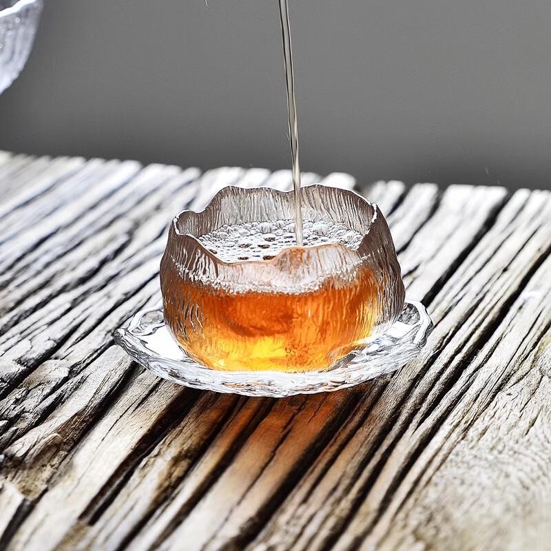 Shangqi Glass Tea Cup & Coaster Set