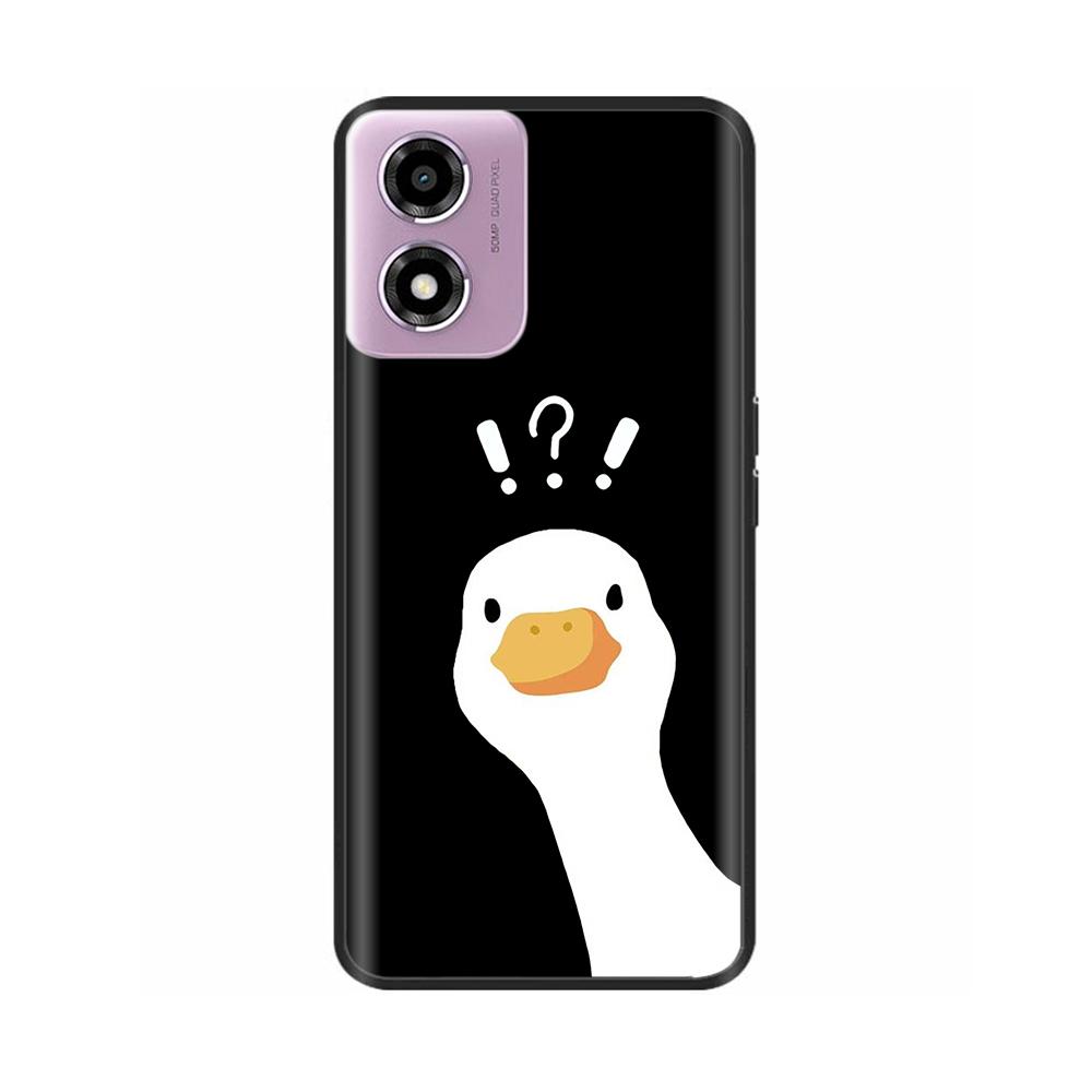 Phone Case For Motorola Moto E14 Case Soft TPU Painted Back Cover For Motorola E14 E 14 MotoE14 Full Protective Phone Shell Capa