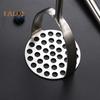 Stainless Steel Mud Press Masher for Avocado Potatoes Beans Easy To Use Clean Food Masher Ergonomic Design Versatile Kitchen Tool