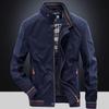 Frühling und Herbst Beliebte Herren Stehkragen Neue Jacke Business Jugendlich Lässig Locker Übergröße Mantel Herren