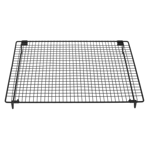 Non-Stick Baking Cooling Rack, Efficient, Non-Stick Cookware, Baking Rack, Baking Supplies, Cookies, Bread, Donuts (Black)