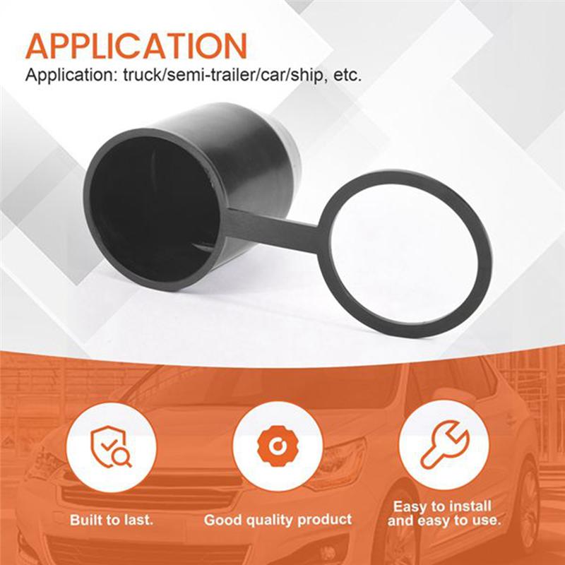 A51K-10 PCS Tow Bar Ball Push-In Type Cover Cap Car Hitch Towball Trailer Protection Cap EIG88 Suitable For RV Trailer