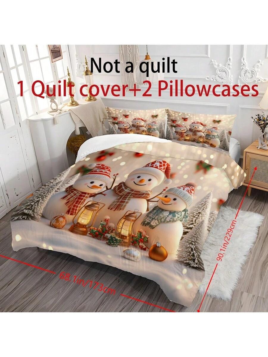 

Comforter The Christmas Atmosphere Is Crazy Family 3-Piece Set Warm Party In The Bedding Set 3Pcs (1 + 2 S) Comforter (quilt)-EU Single(135*200cm)3pcs