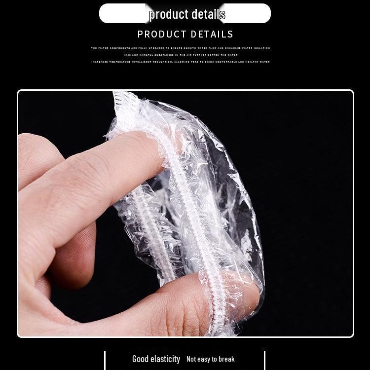 100 Pcs Waterproof Disposable Ear Covers for Hair Dyeing, Bathing, and Shampoo