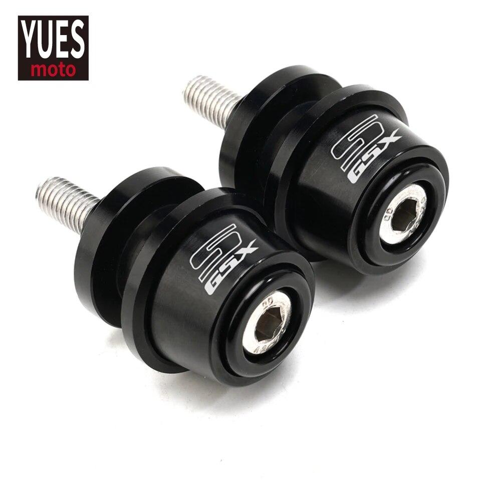 Příslušenství pro motocykly CNC vysoce kvalitní 8MM cívky s kyvným ramenem Stojací šrouby pro Suzuki GSXS750 GSXS1000 F-ABS GSXS 750 1000