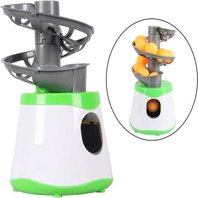 1 Peça Máquina Lançadora Robô Automática Portátil de Saque de Tênis de Mesa Para Amantes de Bola de Ping Pong Equipamento de Treino - Verde