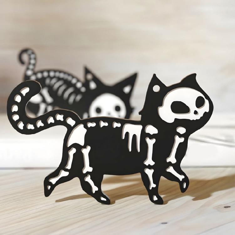 Spooky Cats Silicone Mould Halloween Decoration Crafting Tool for Resin Keychain Pendants Food Safe Materials Project