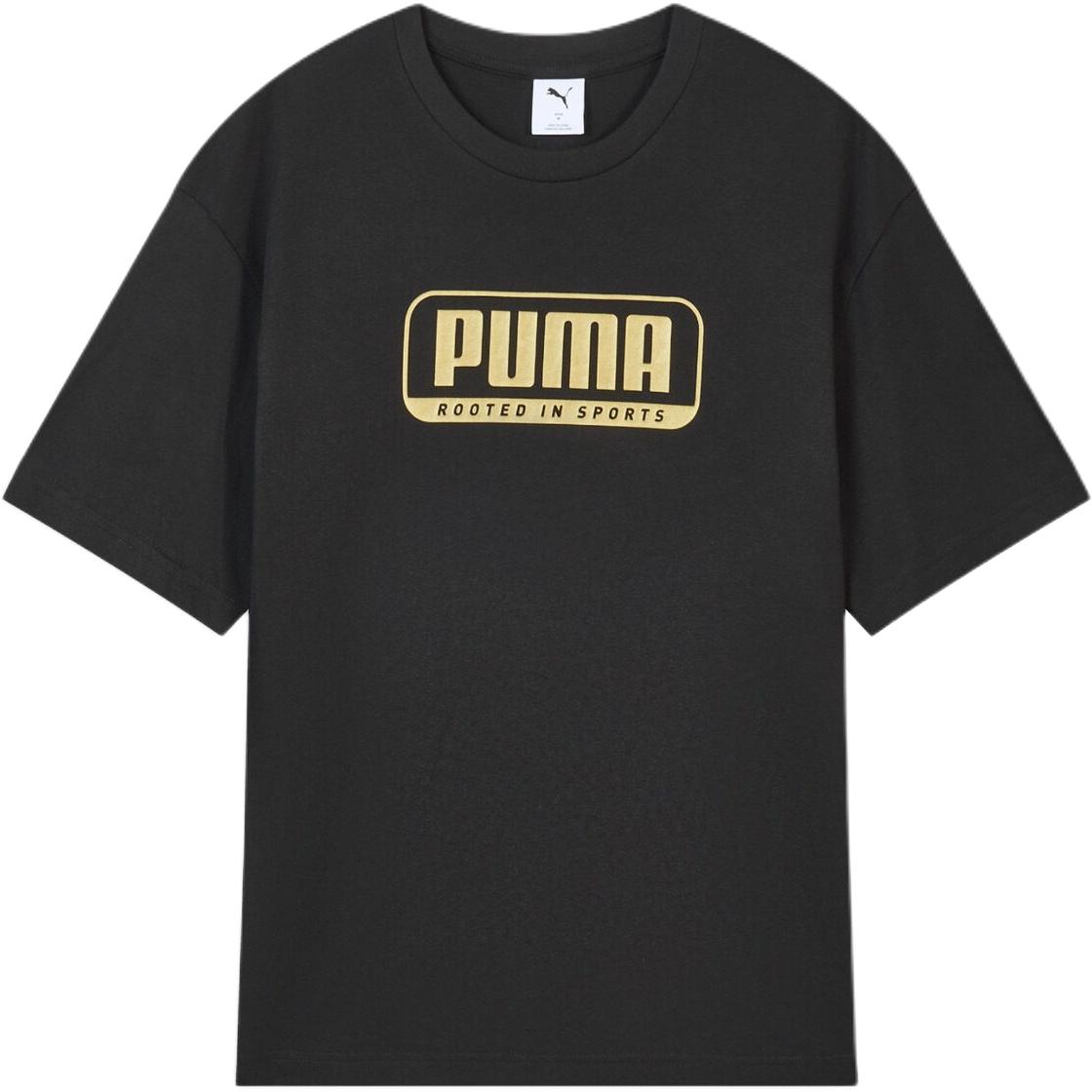 

Puma Ess Metallic Graphic Crew Neck Loose Fit Short Sleeve T-Shirt Men tops 694450-01 XXL