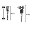 1/2 Inch Scissor Jacks Adaptor Drive Impact Wrench Adapter Tool Jack Shear Chrome Vanadium Steel Adapter Steel Ball Joint Rod
