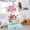 Bee And P-Puppycats Anime Microfiber Blanket Quick Drying Beach Towels Oversized Printing Super Absorbent Pool Towel Blanket
