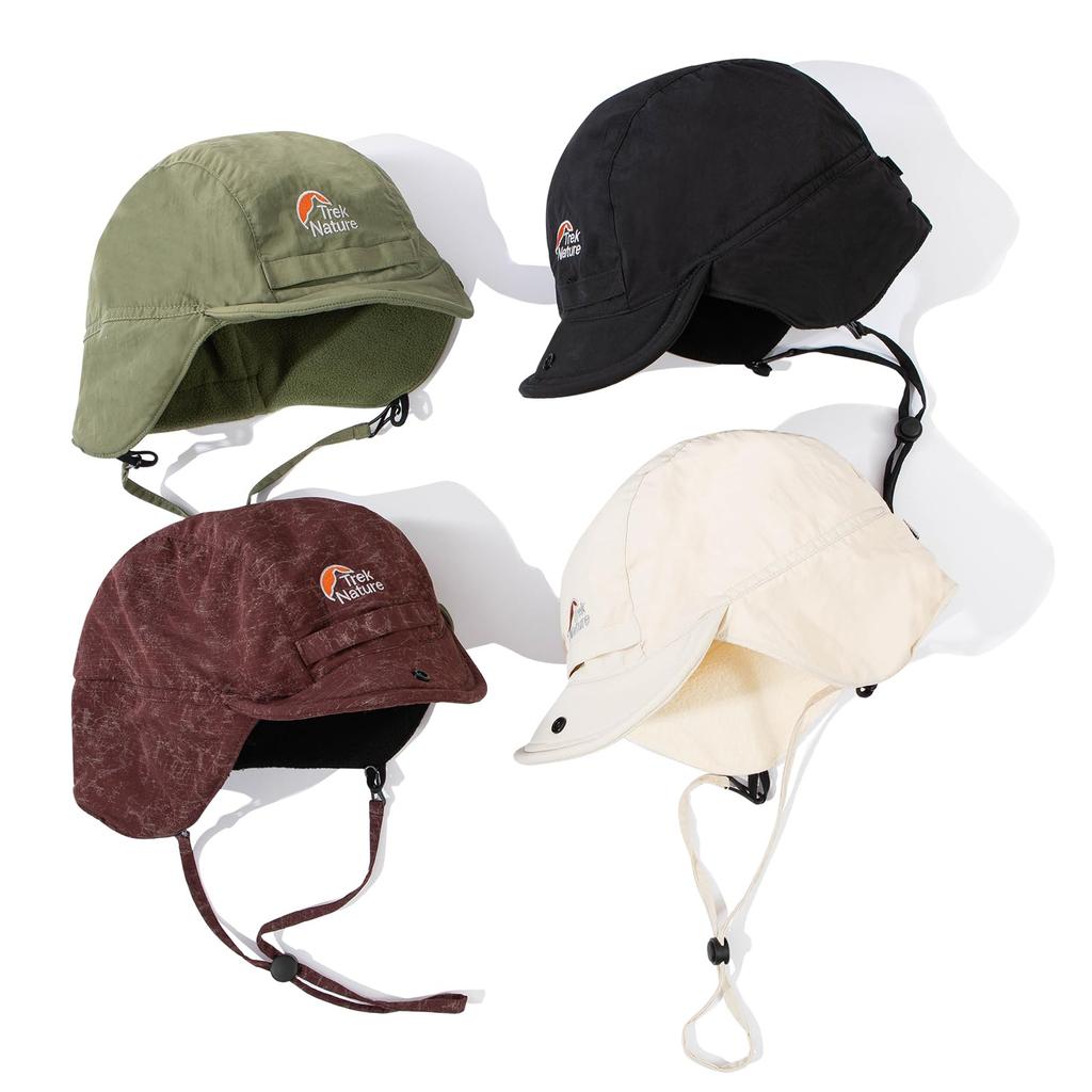 Clape Winter Hat with Solid Light Rain Short Inner for Autumn and Outdoor and and Earflaps, Water-Repellent, Lightweight, Color, Protection, Brim,