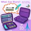 Multifunctional 3D Pen Accessories Case With Impact Resistant Shell And Quick Clean Surfaces For Home Classroom Use