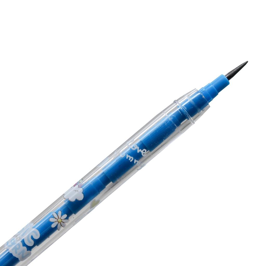 Lopenle Mechanical Pencil Set Large Capacity Refillable Leads for High Middle and Elementary School Students Graph Gear Pencils Colorful Refills