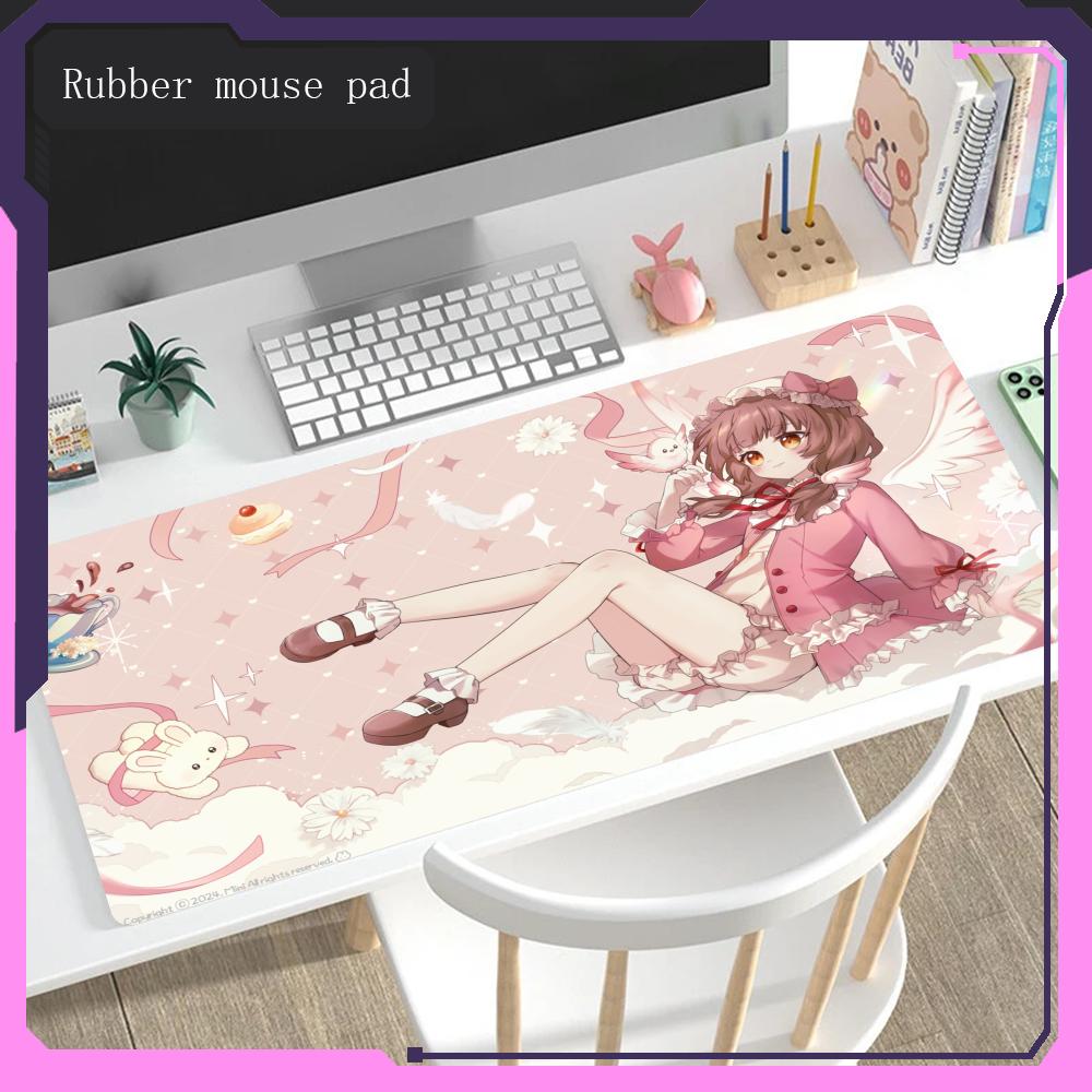 Hot selling Puella Magi Madoka Magica office desk protective pad waterproof rubber mousepad desktop keyboard desk game mouse pad 800x400x2mm