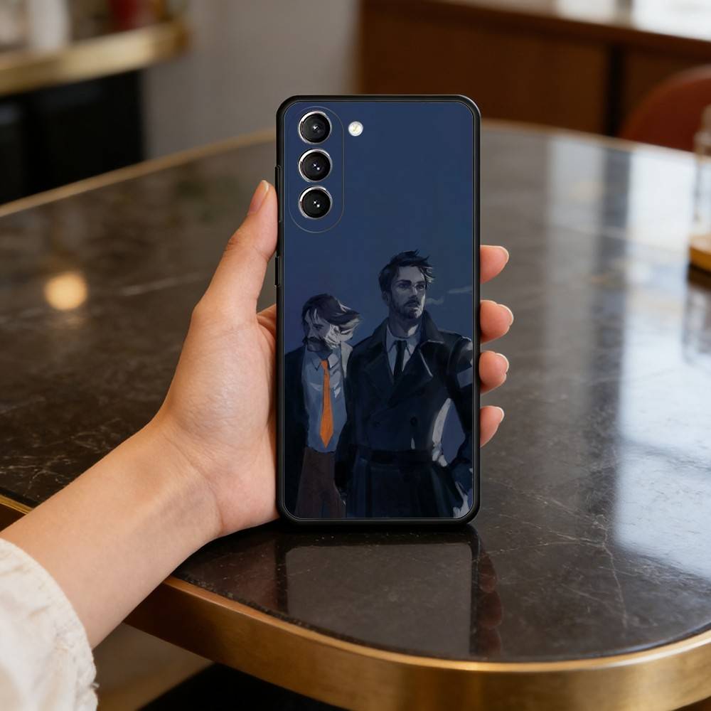 G-Game D-Disco E-Elysium Phone Case For Samsung S25,24,23,22,30,21,10,9,Ultra,Plus,Lite,FE,4,5 G Soft Black Case