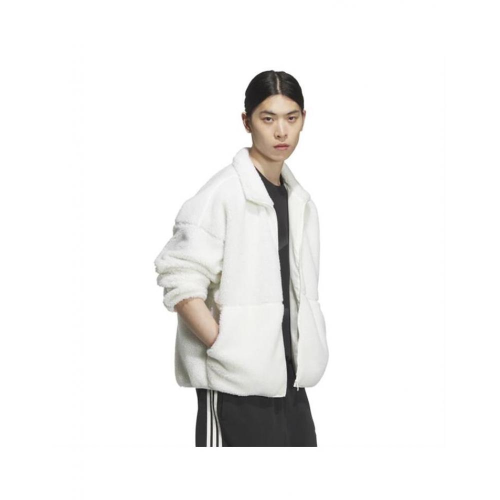 Adidas Must Have Small Logo Loose Fit Boa Jacket Jg8508