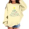 Children's Fashionable Casual Long-sleeved Loose Christmas Print Pullover Sweatshirt