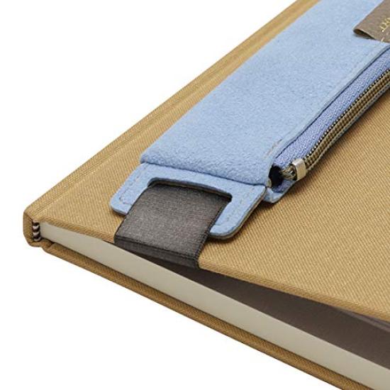 Color Chart Band Pencil Case A5 Blue Traveler's (72 Mist)