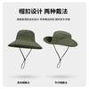 Summer outdoor bucket hat men's nylon large brim sun protection hat breathable UV protection women's sun hat