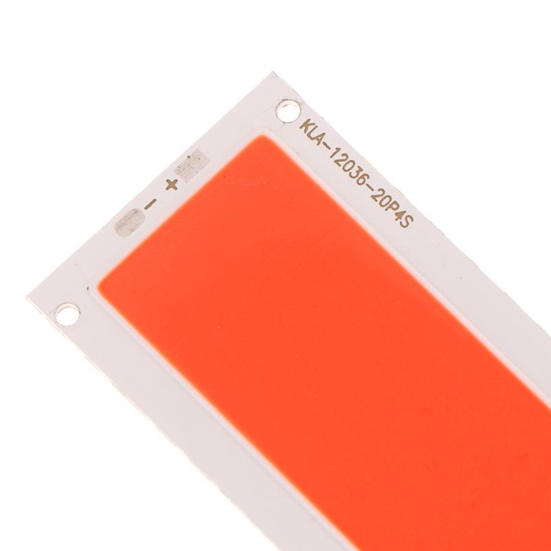 120X36Mm Dc 12V Led Cob 10W Chip Light Source Strip Bulb Panel Cold White Natural White Warm White Blue Red For Diy Car Lamp