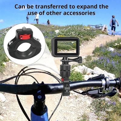 Motorrad-Lenkerclip, Action-Kamera-Halterung, langlebige Konstruktion, hohe Stabilität, Anti-Shake, einfache Installation, universelle Lenkerklemme