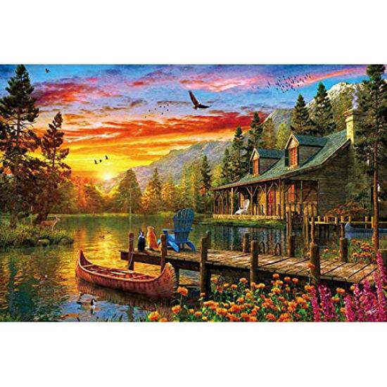 APPLEONE 1000-845 Perfect Day (Dominic Davison) 1000-Piece Jigsaw Puzzle (75 x 50 cm) Made in Japan