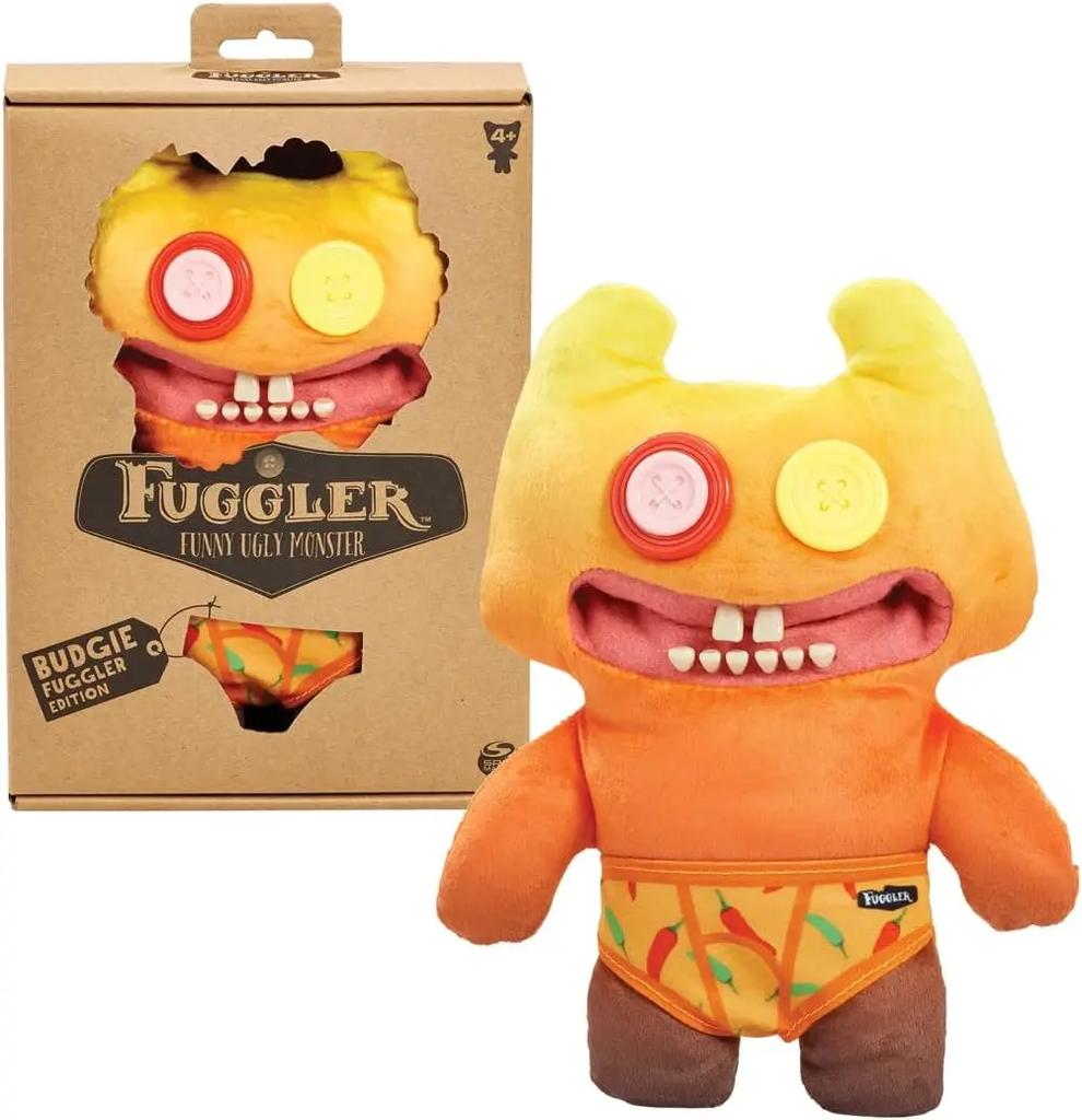 Fuggler WideEyed Tooths Monster Plush Dolls Soft Fuggler Stuffed Plushies Pants Gap Toothed Monstrosity Peluche Birthday Toys