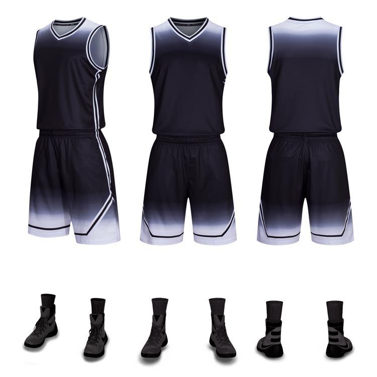 New Basketball Uniform Set Summer Adult Children'S Training Competition Team Uniform Group Purchase Breathable Sweat-Absorbing Jersey
