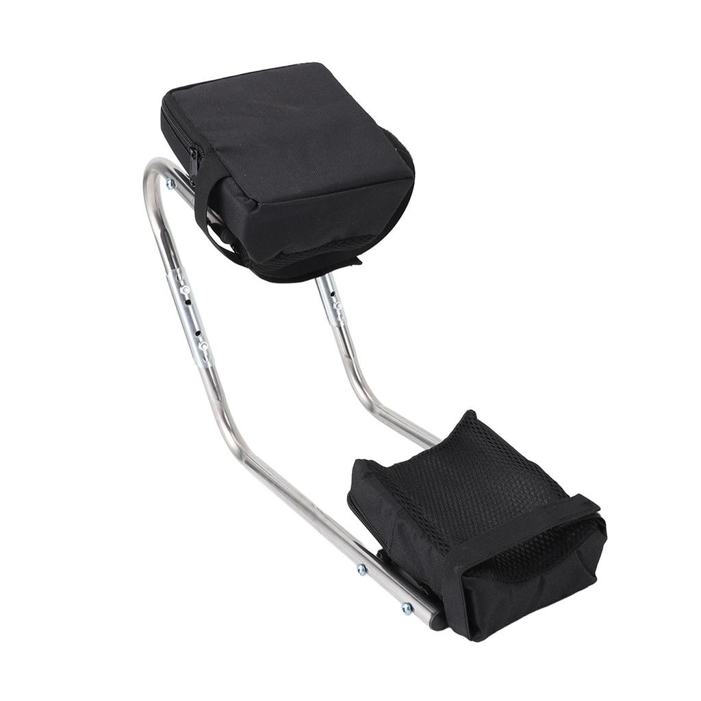 Stainless Steel Garden Kneeler Seat Multifunctional Portable Gardening Knee Seat Leg Brace For Reposition Plant Thereby Reducing