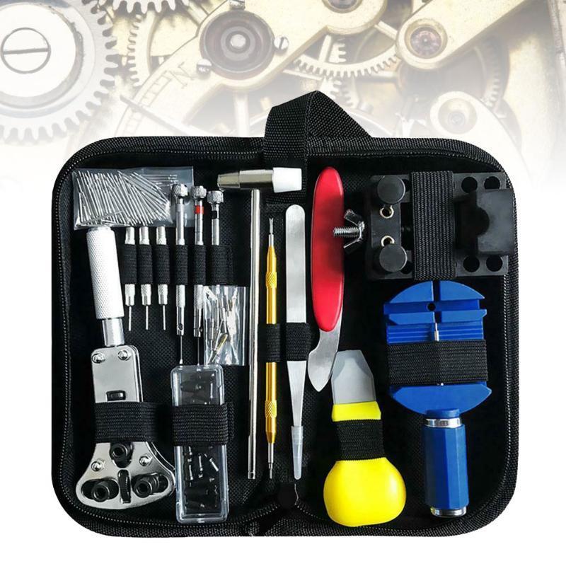147Pcs Watch Clock Watch Link Pin Dissolving Opener Housing Repair Tool Kit Set Opener Link Spring Bar Remover Horlogemaker Ger