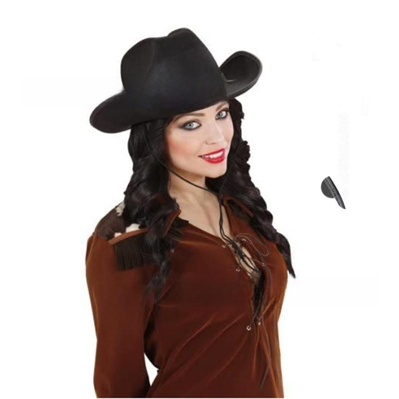 Cowboy Hat With Rhinestone Embellishments For Themed Parties And Costumes