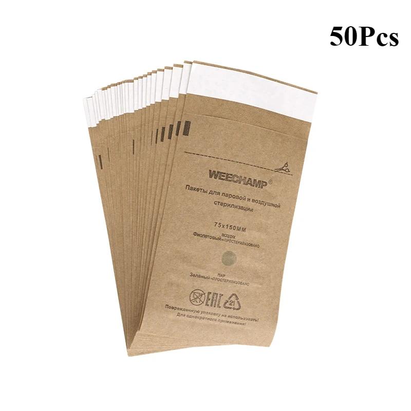 

50 шт. Стерильные пакеты для автоклава для маникюрных инструментов Одноразовые пакеты для маникюра Аксессуары для дезинфекционной машины для больницы Салон Клиника