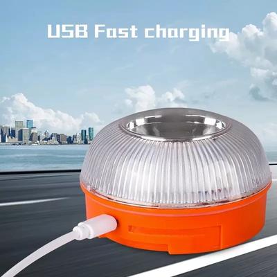 Led Car Emergency Light Flashing Light Magnetic Induction Road Accident Light Portable Strobe Warning Light Safety Accessory
