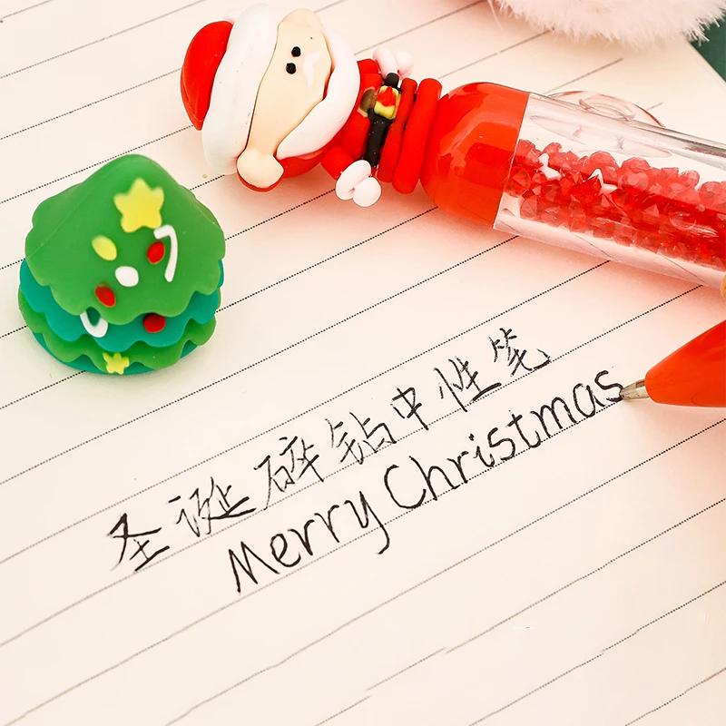 Cute Santa Claus Christmas Cartoon Ballpoint Pen Student Stationery Gift - Assorted Colors