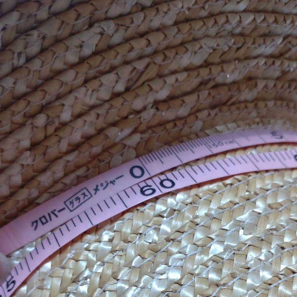 Used Straw hat Straw hat Boater hat Natural color