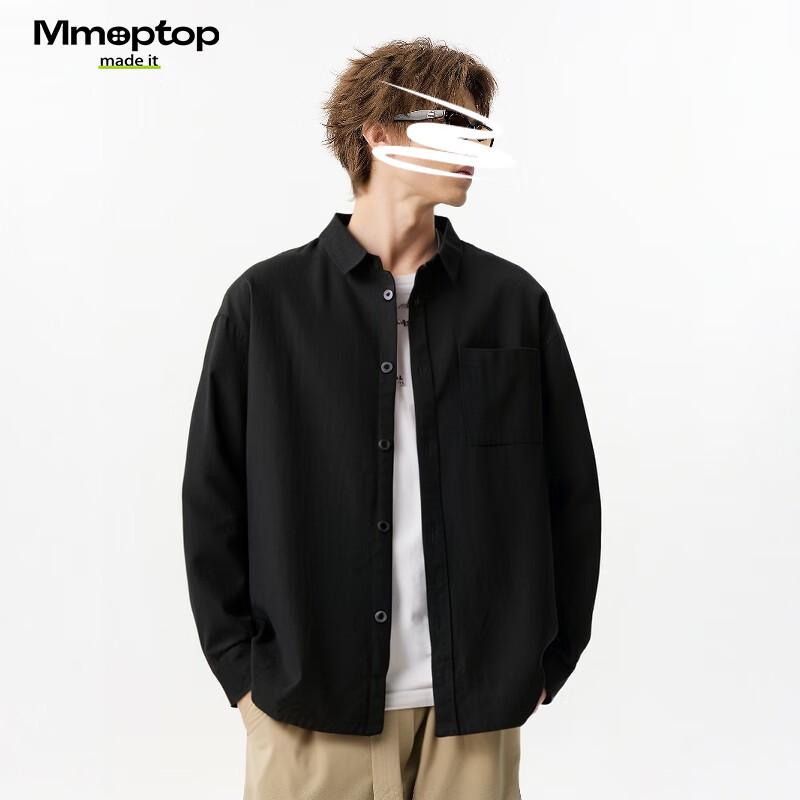 MMOPTOP Men s Retro Cotton Workwear Shirt Jacket 3XL