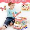 Jecimco Multifunktionales Auto-Spielzeug mit Musikfunktion und Formsortierbox für Kleinkinder und Lernspielzeug für frühe Fingerfertigkeit, Musikalischer Geburtstag