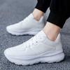 Hot Sale White Leather Sneakers For Men Big Size 46 Running Shoes Man Sports Shoes Comfortable Platform Men's Running Sneakers