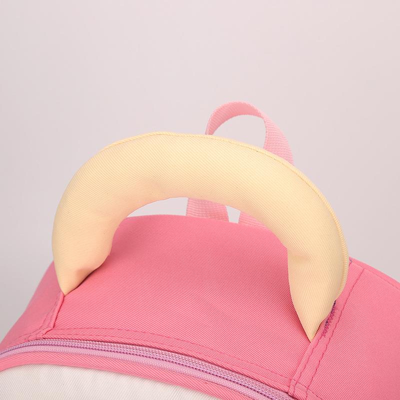 Kindergarten Schoolbag  Female Cartoon Unicorn Backpack  Simple and Lightweight Large Class Children's Backpack