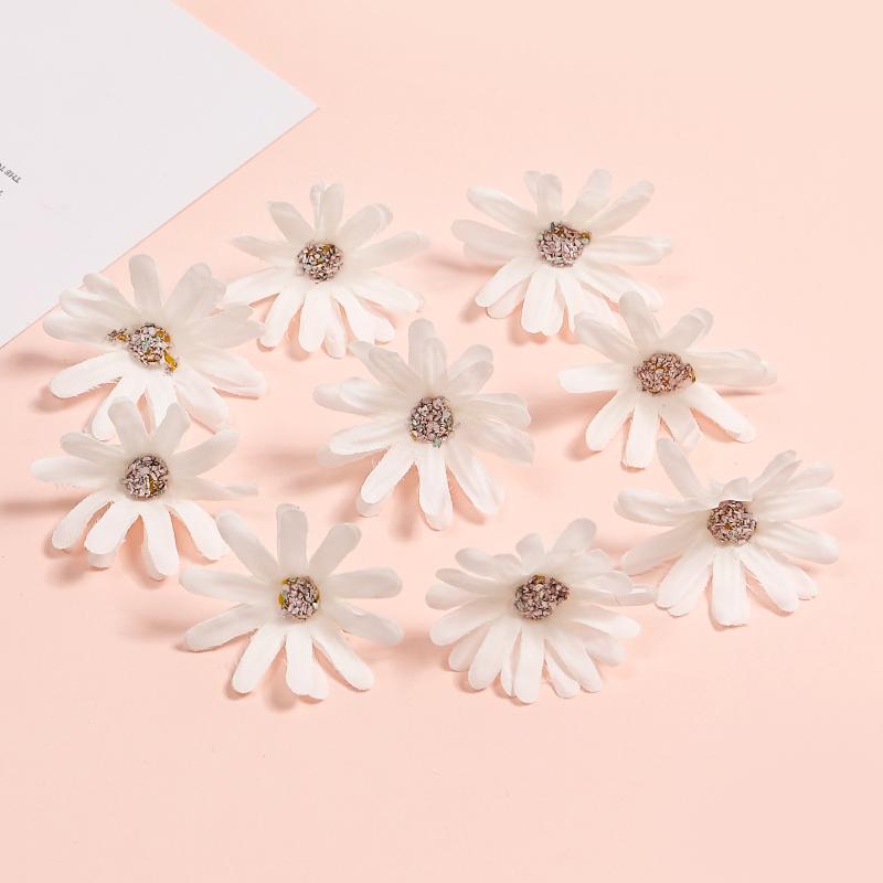 5 Stück Weiße Serie Künstliche Rosen Kombination Raum Tischdekoration Outdoor Party Hochzeitsdekoration DIY Kranzzubehör